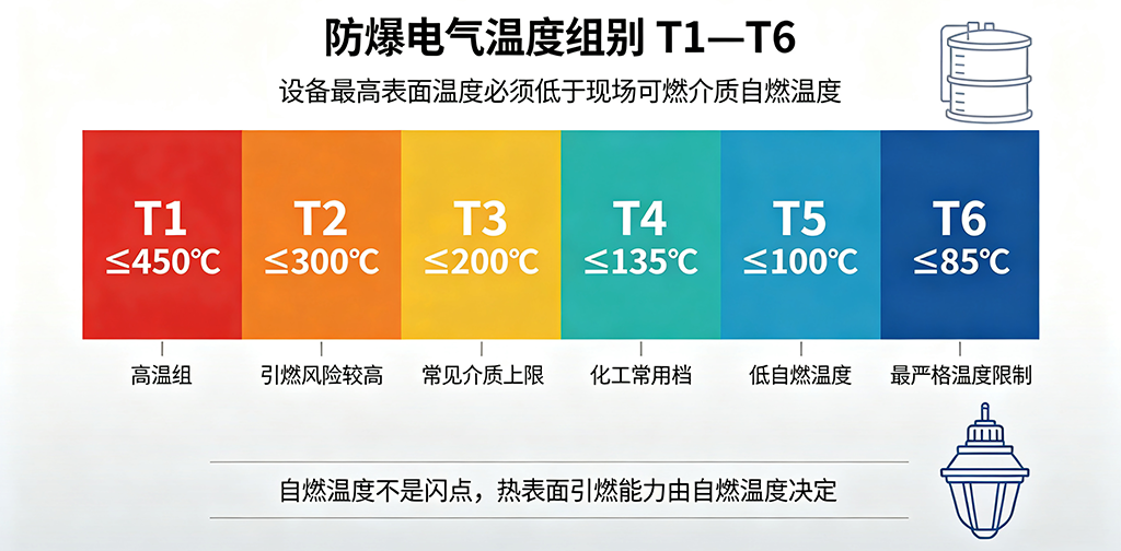 防爆温度组别