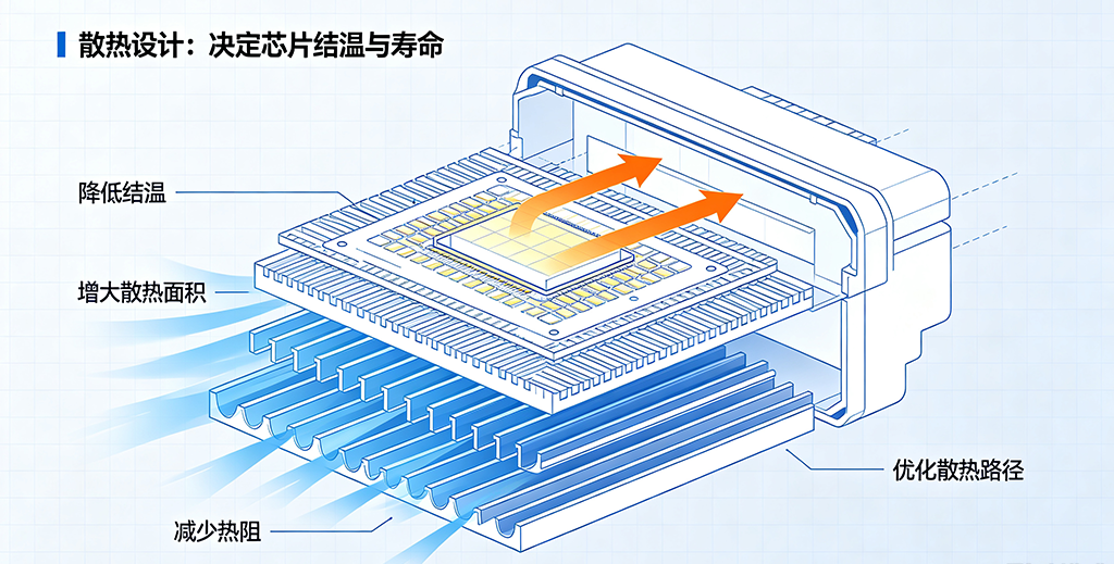 防爆灯散热设计原理图
