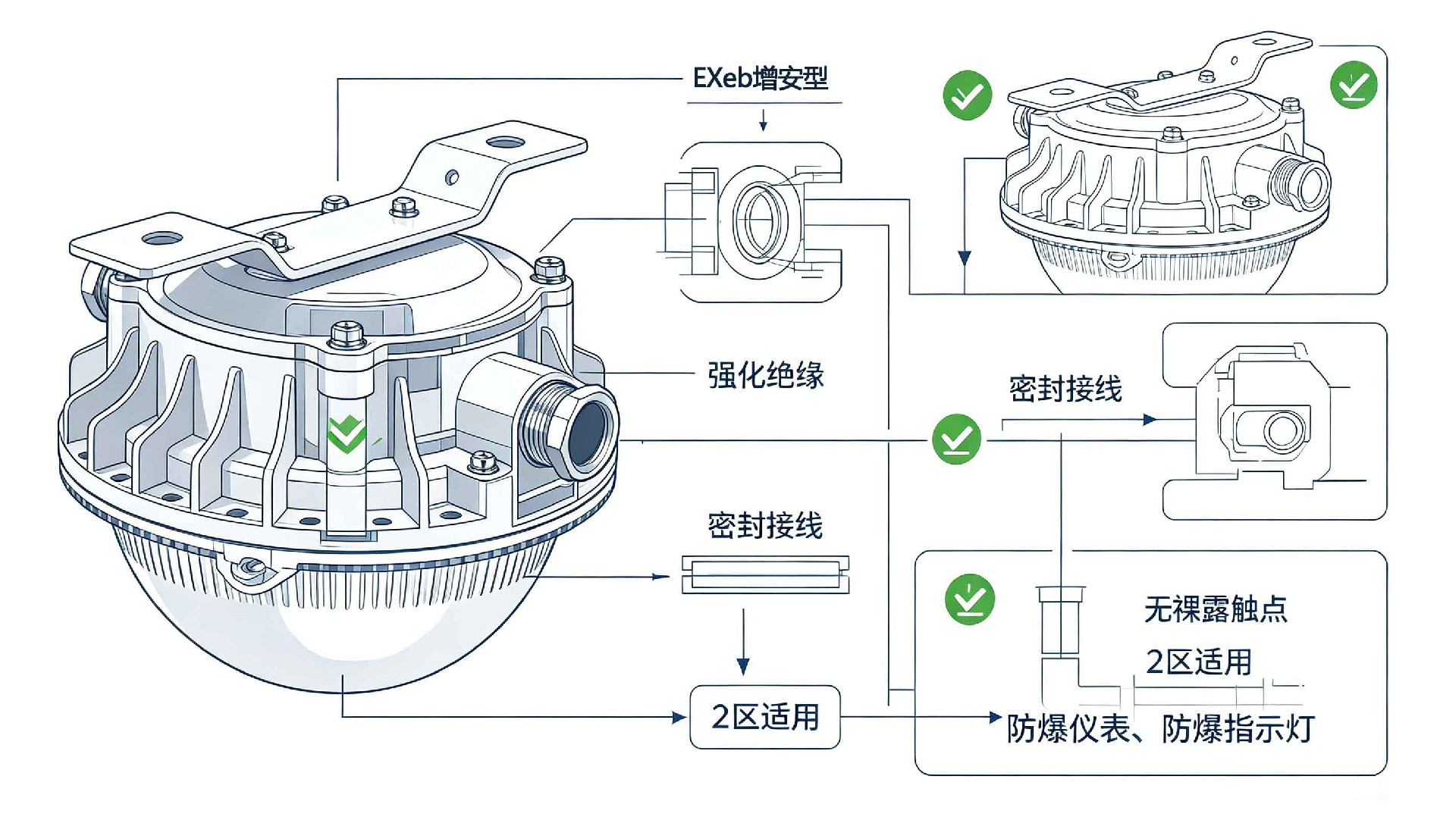 防爆等级Exdb与Exeb的区别及选型建议