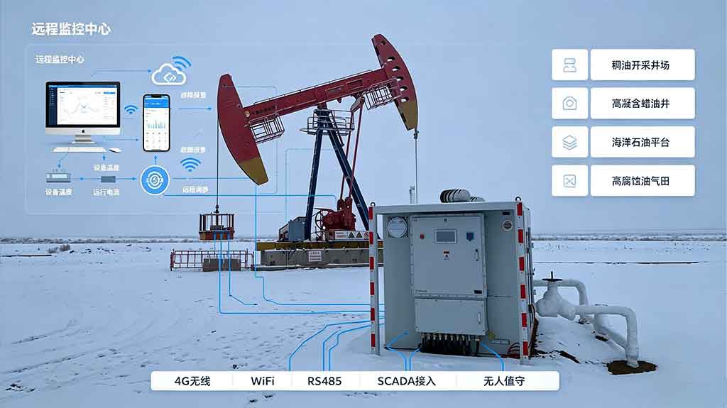RL-JR油井变流加热装置4G远程监控工况适配图