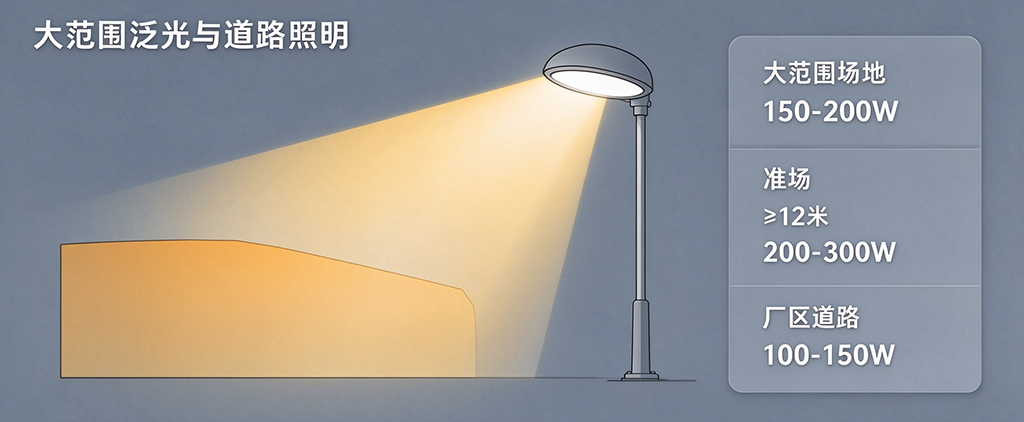 大范围泛光与道路照明.png