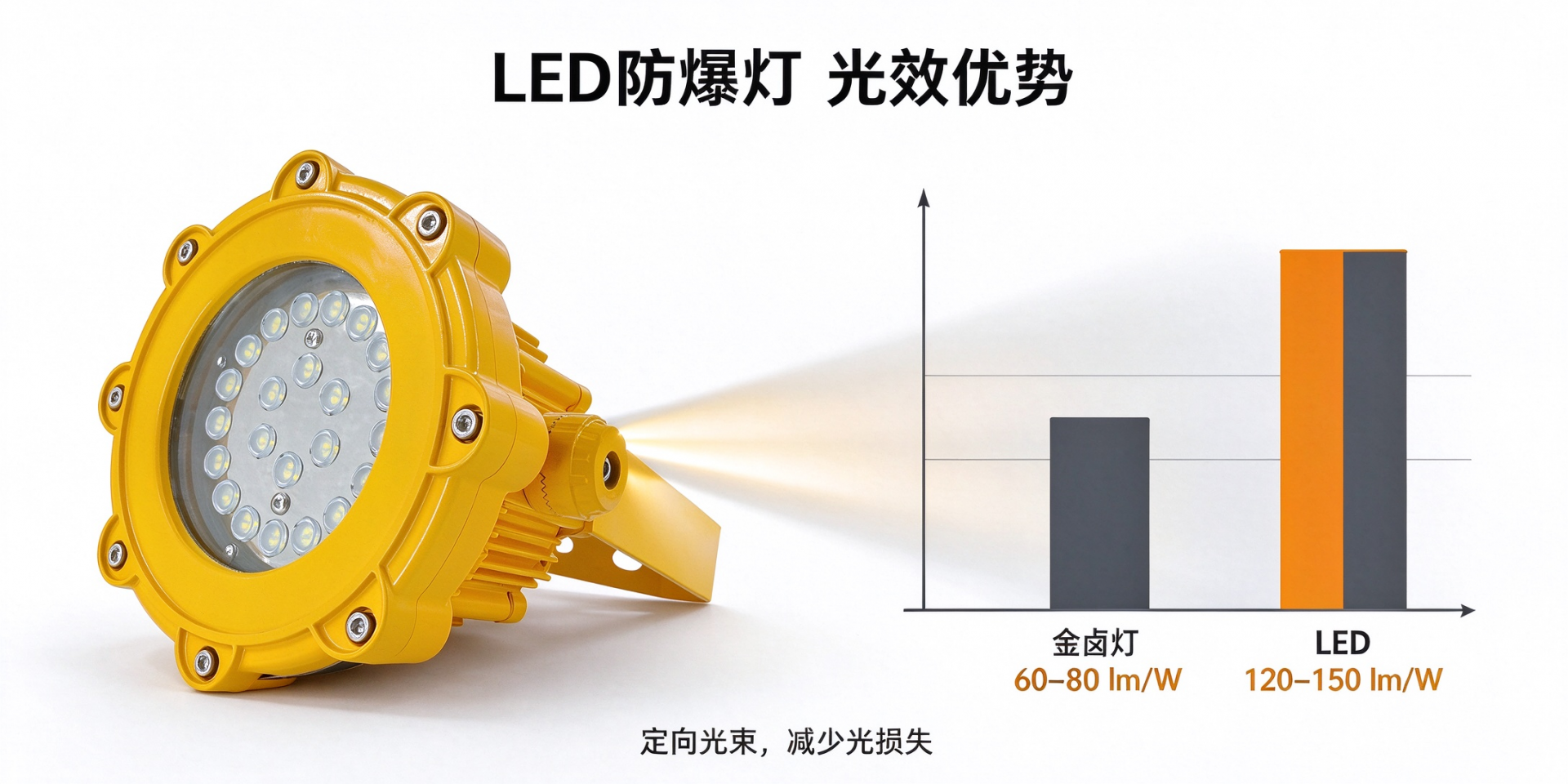 led防爆灯光效优势