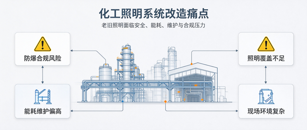 防爆照明系统改造痛点