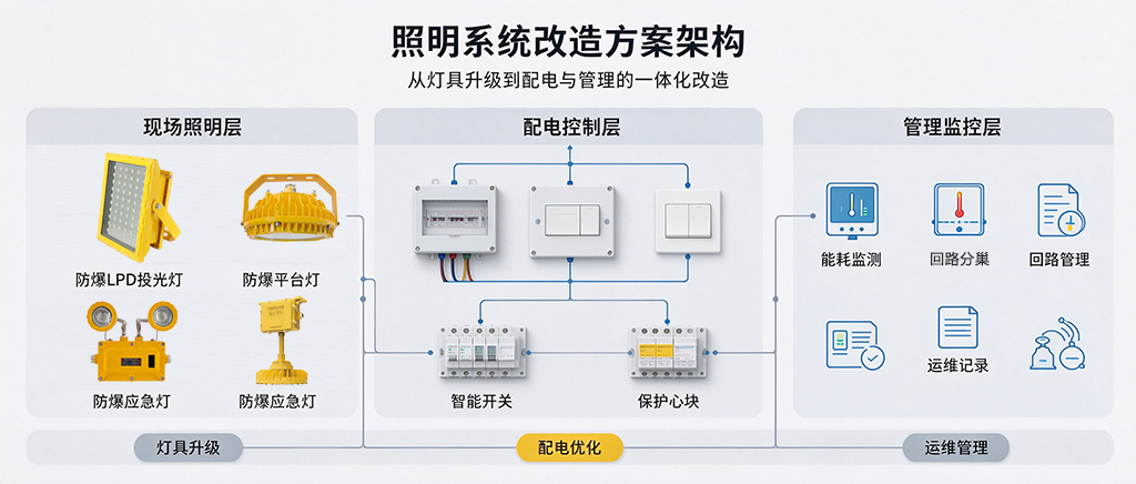 照明系统改造方案构架