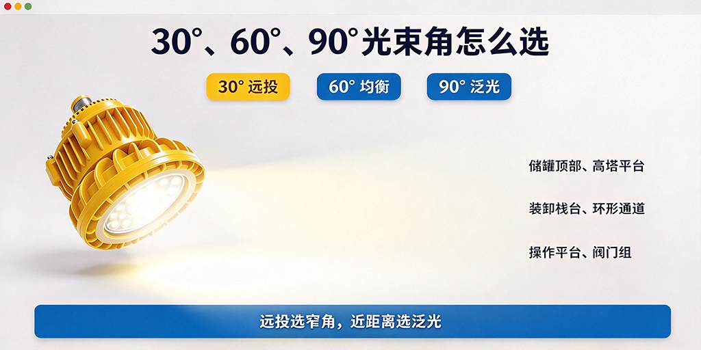 30°60°90° 光束角选型