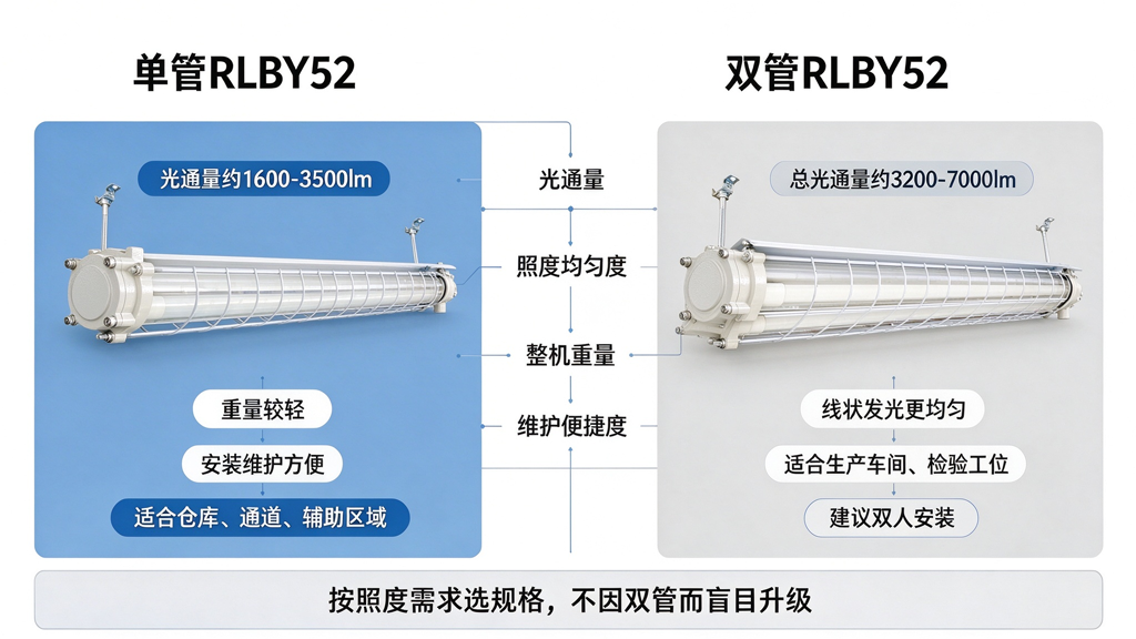 RLBY52单管与双管综合对比