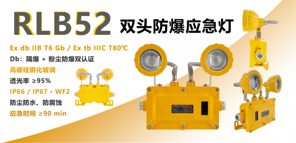 RLB52双头防爆应急灯