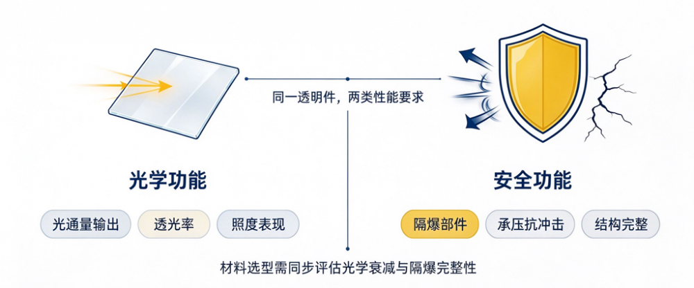 防爆透光罩光学防爆双重功能